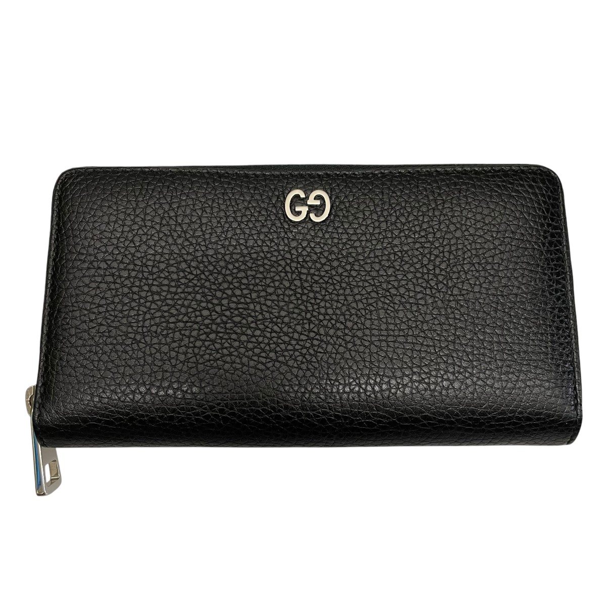 あんしん鑑定】グッチ GG柄 長財布 ゴールドロゴ ブラック レザー 中古 あんしん鑑定】グッチ GG柄 長財布 ゴールドロゴ ブラック