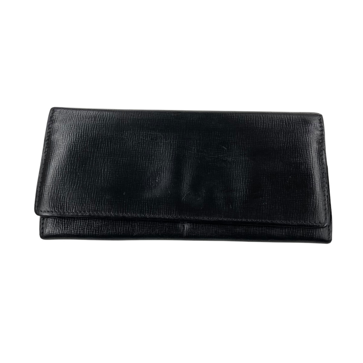 【中古】 Valextra 長財布 V8L42 ブラック 【価格見直し】