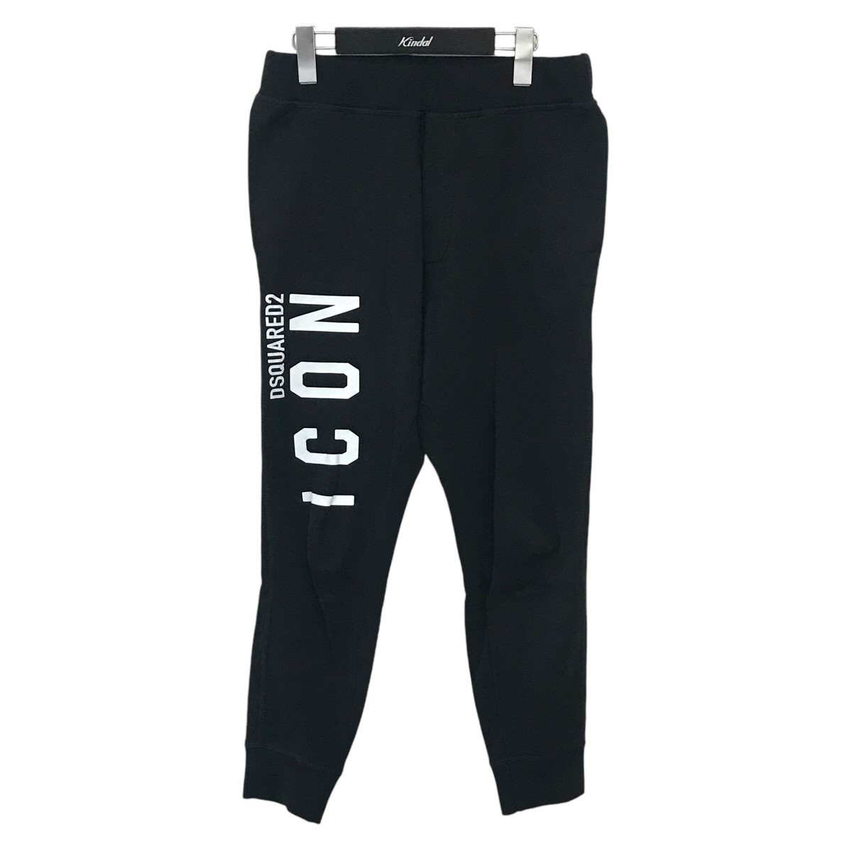 ディースクエアード　アイコン　プリント　裏起毛　ハーフパンツ　L　ブラック CATEGORY ディースクエアード DSQUARED2 | YOKOAUNTY
