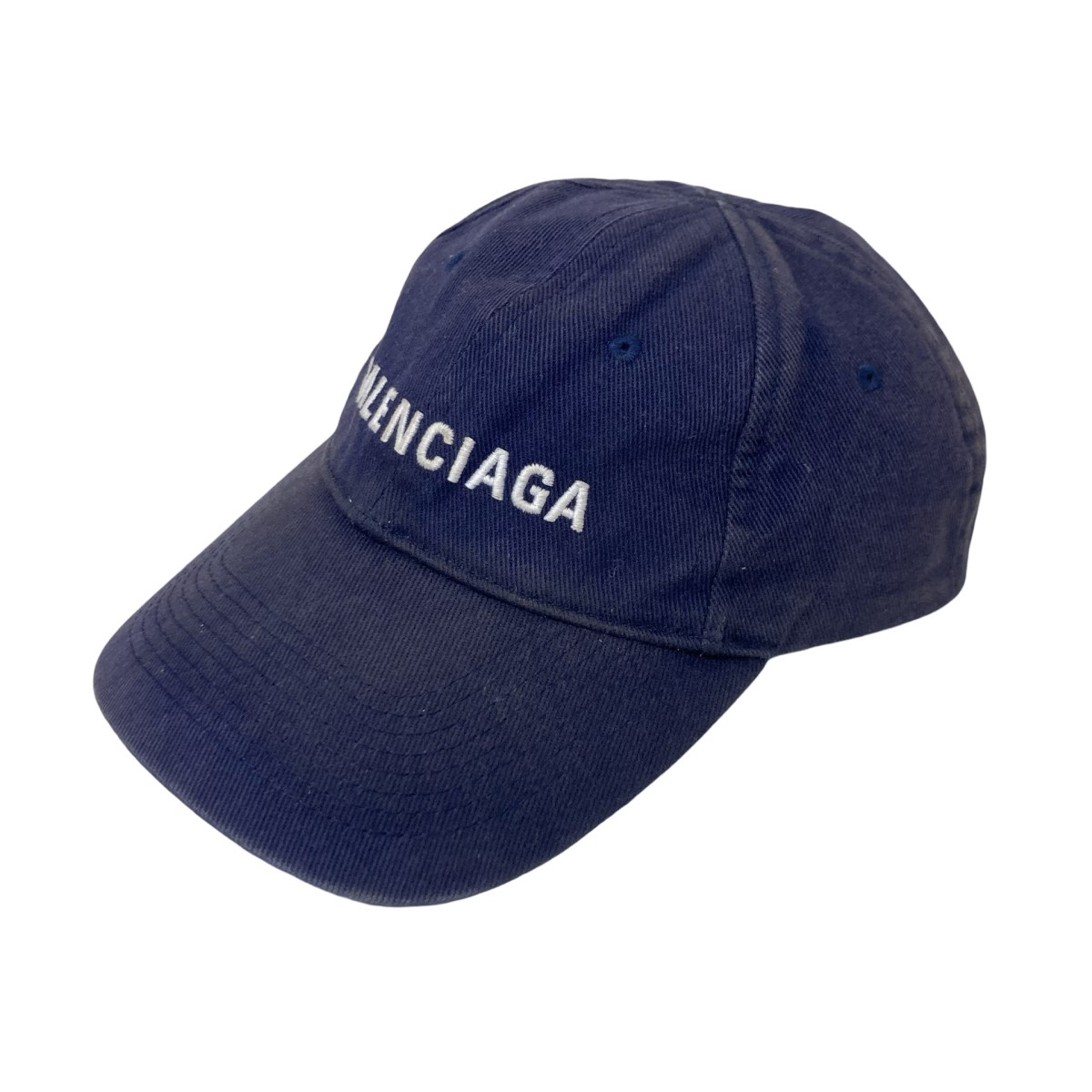 楽天市場】【中古】BALENCIAGA バイカラーキャップ ネイビー