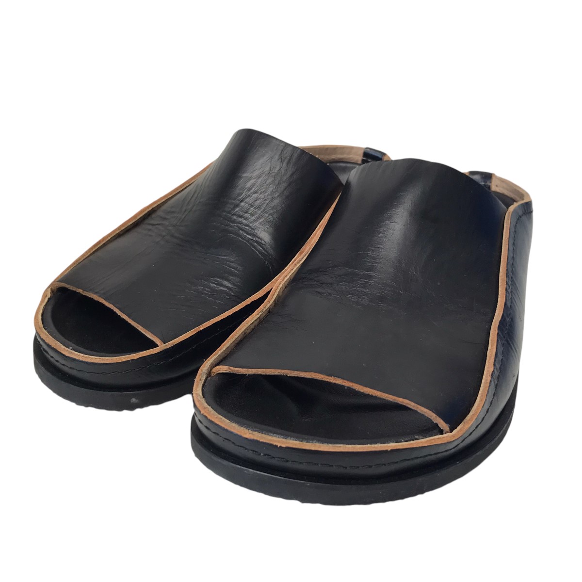 SALE【LEMAIRE 】レザーサンダル LEMAIRE レザーサンダル | ブラック | FARFETCH JP