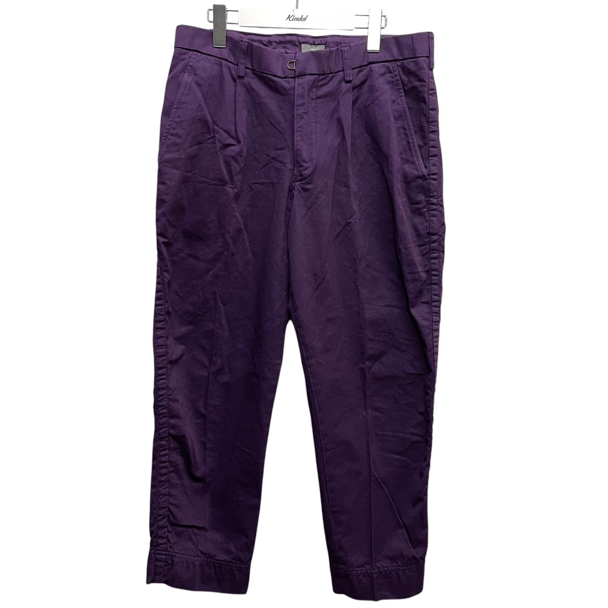kolor beacon チノクロステーパードパンツ kolor / BEACON] Garment Dye Cloth Puckering Pants – MaW SAPPORO