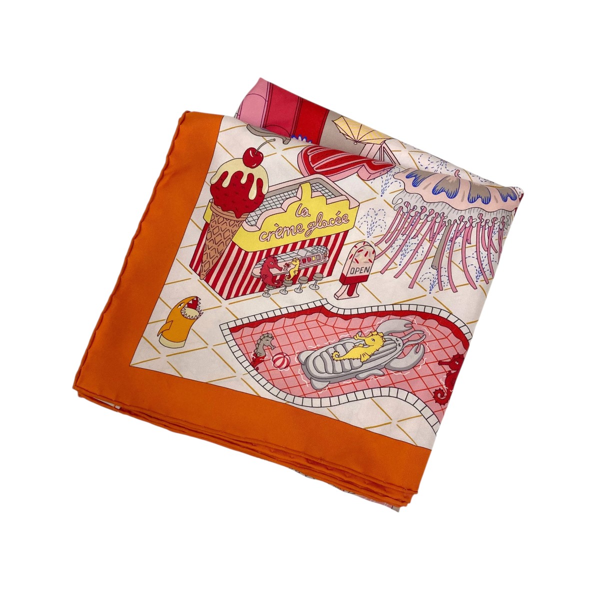 新品未使用　HERMES カレ90 ダブルフェイス　スプラッシュパーク カレ 90 ダブルフェイス 《スプラッシュパーク》 | Hermès