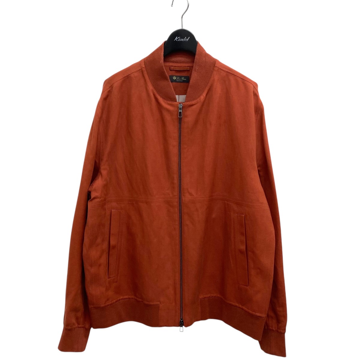 ロロピアーナ loropiana ブルゾン　ジャケット　オレンジ　パーカー　42 ロロ・ピアーナ春夏2025のゴージャスなレディスウェアと