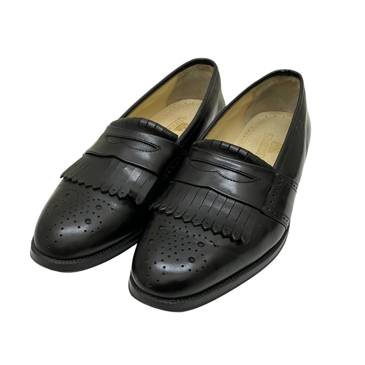 ☆Studio hidden☆ローファー ☆PUNK SLIP-ON☆黒☆レザー ☆Studio hidden☆ローファー ☆PUNK SLIP-ON☆黒☆レザー