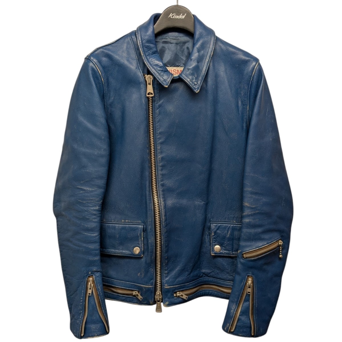 undercover 12aw ジャケットL サイコカラー アンダーカバー UNDERCOVER 2012AW サイコカラー期 襟裏レザー