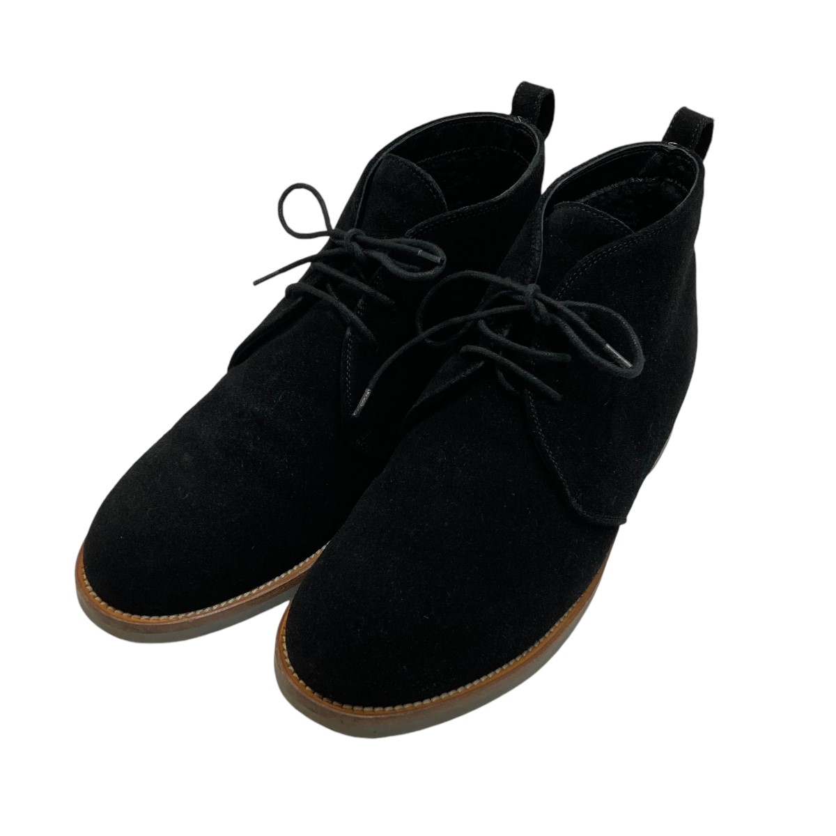 【中古】 Manolo Blahnik RADO チャッカーブーツ ブラック サイズ：6 1/2(24.5cm) 【価格見直し】