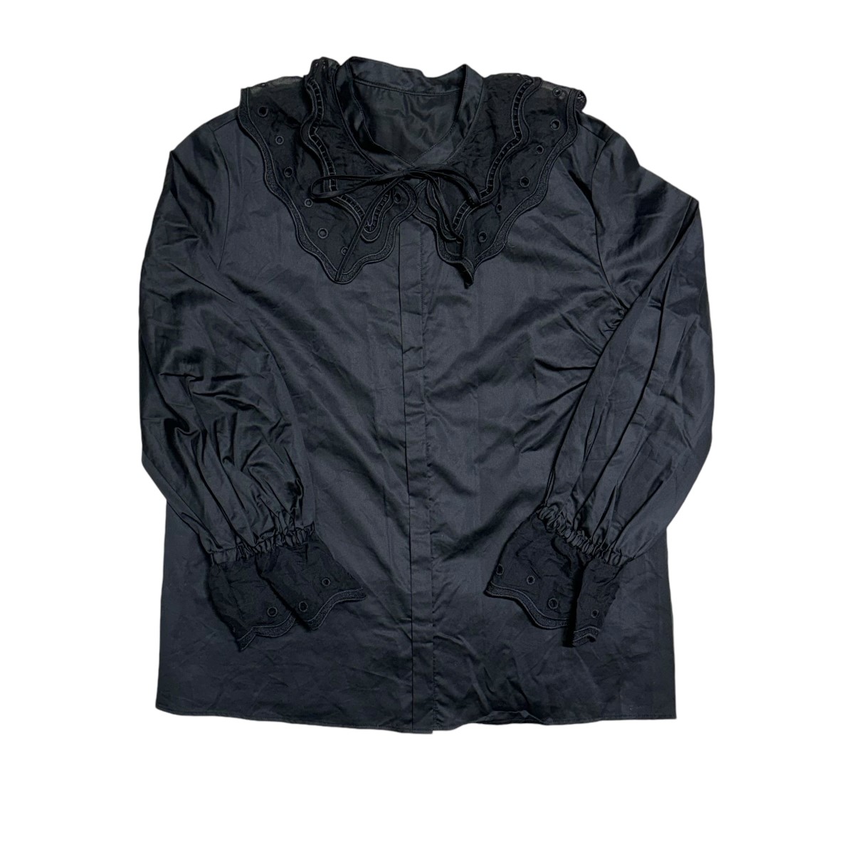 楽天市場】【中古】ANAYI ノーカラーブラウス 102227-13-080-95