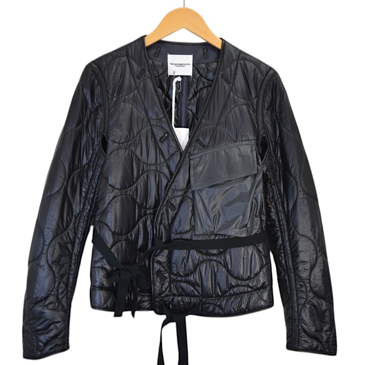 【中古】TAKAHIROMIYASHITA TheSoloIst． quilted liner jacket プリマロフトライナージャケット sj．0026AW17 黒いこと 大きさ：44 【311224】（タカヒロミヤシタザソロイスト）