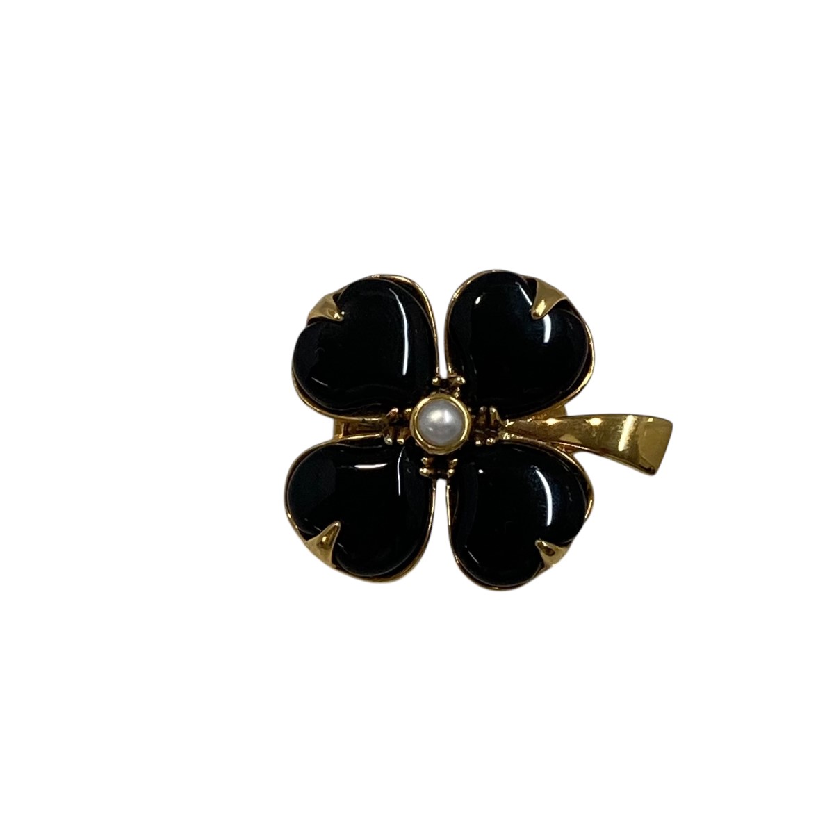 【中古】 GOOSSENS ブローチ ブラック 【価格見直し】