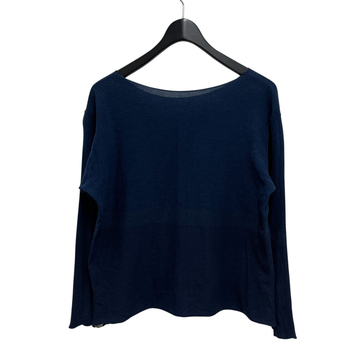 【中古】 tamaki nime　 くる hoso cotton リバーシブルTシャツ ネイビー 【210125】（タマキニイメ）