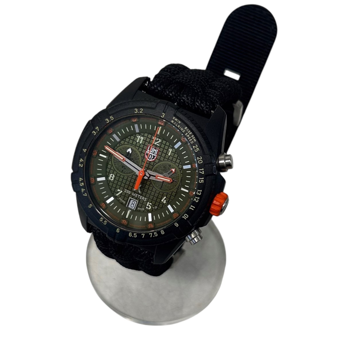 【中古】LUMINOX ブラックBEAR GRYLLS SURVIVAL 3780 LAND SERIES 3780 腕時計 ブラック 【230125】（ルミノックス）