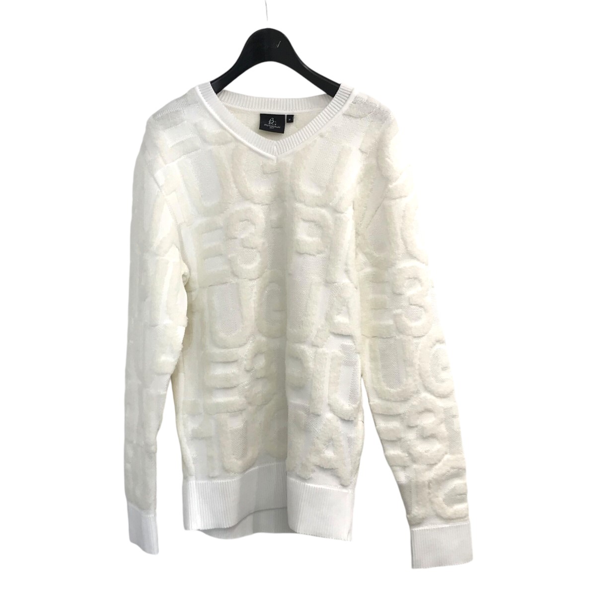 サイズS【未使用】1PIU1UGUALE3 GOLF Vネックバックロゴニット 1PIU1UGUALE3 GOLF Vネックバックロゴニット セーター M - メルカリ