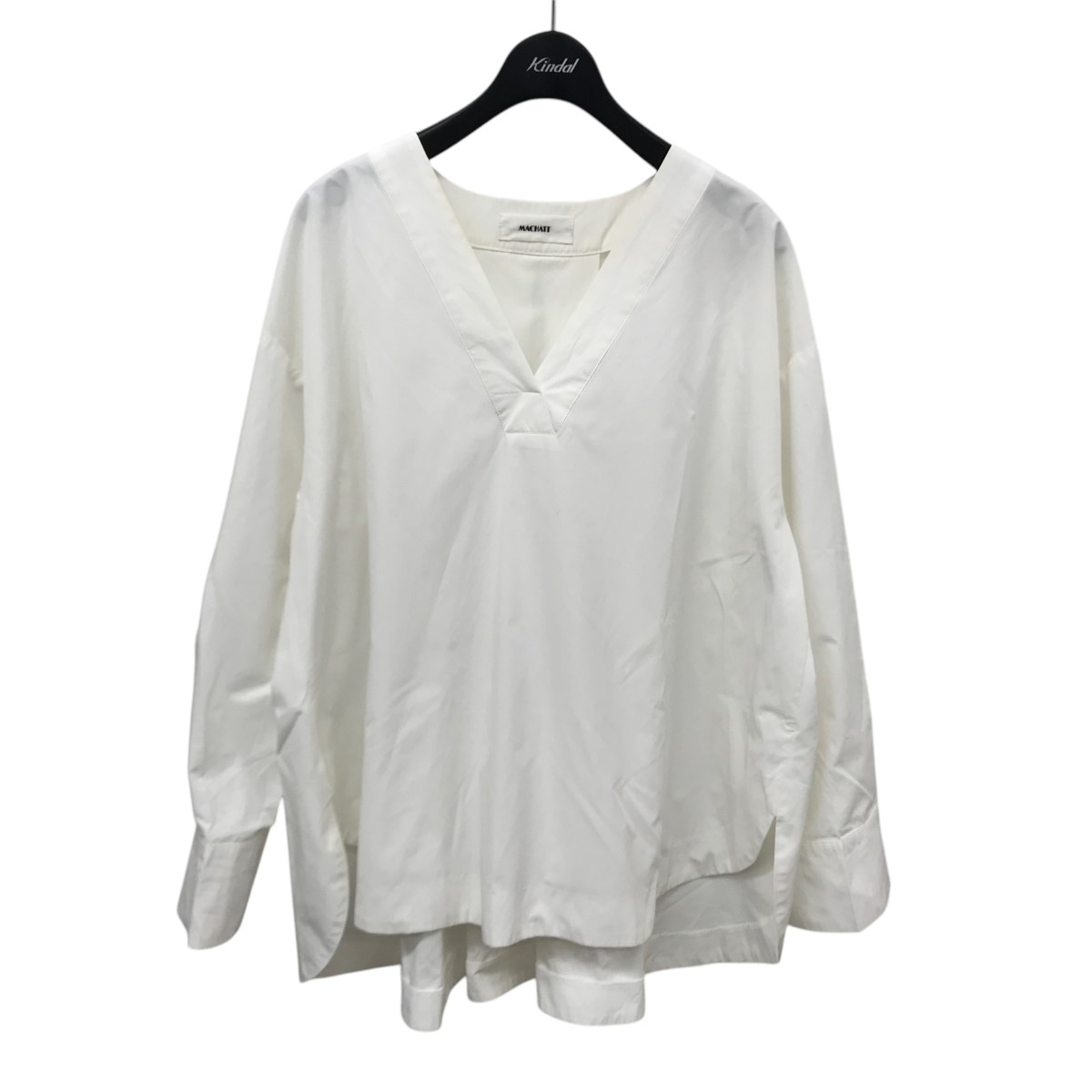 楽天市場】【中古】machatt リボン デニムシャツブラウス