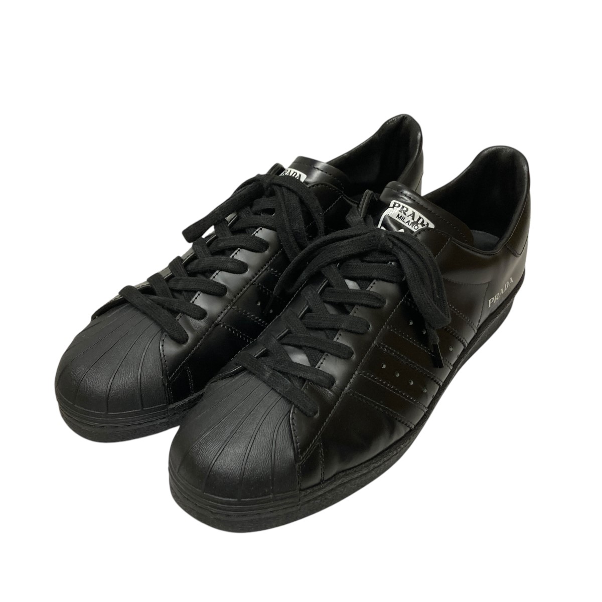 PRADA×adidas コラボスニーカー レディース24.5cm 人気話題コラボ！adidas x Prada Superstar & Bowling bag