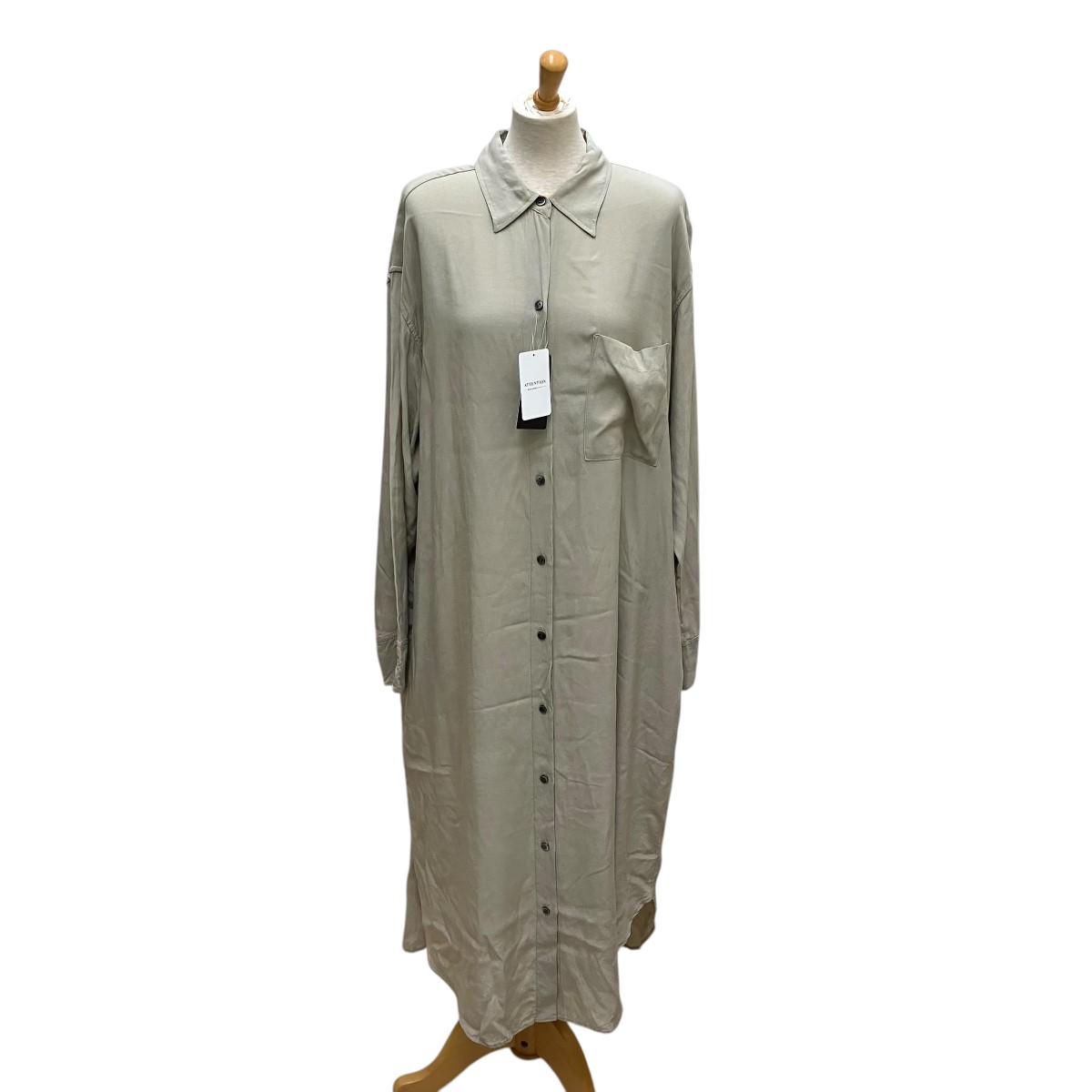 【中古】L’Appartement24SS LONG SHIRT ONEPIECE ワンピース 24040560511010 ベージュ サイズ:FREE【価格見直し】|ブランド古着のカインドオル