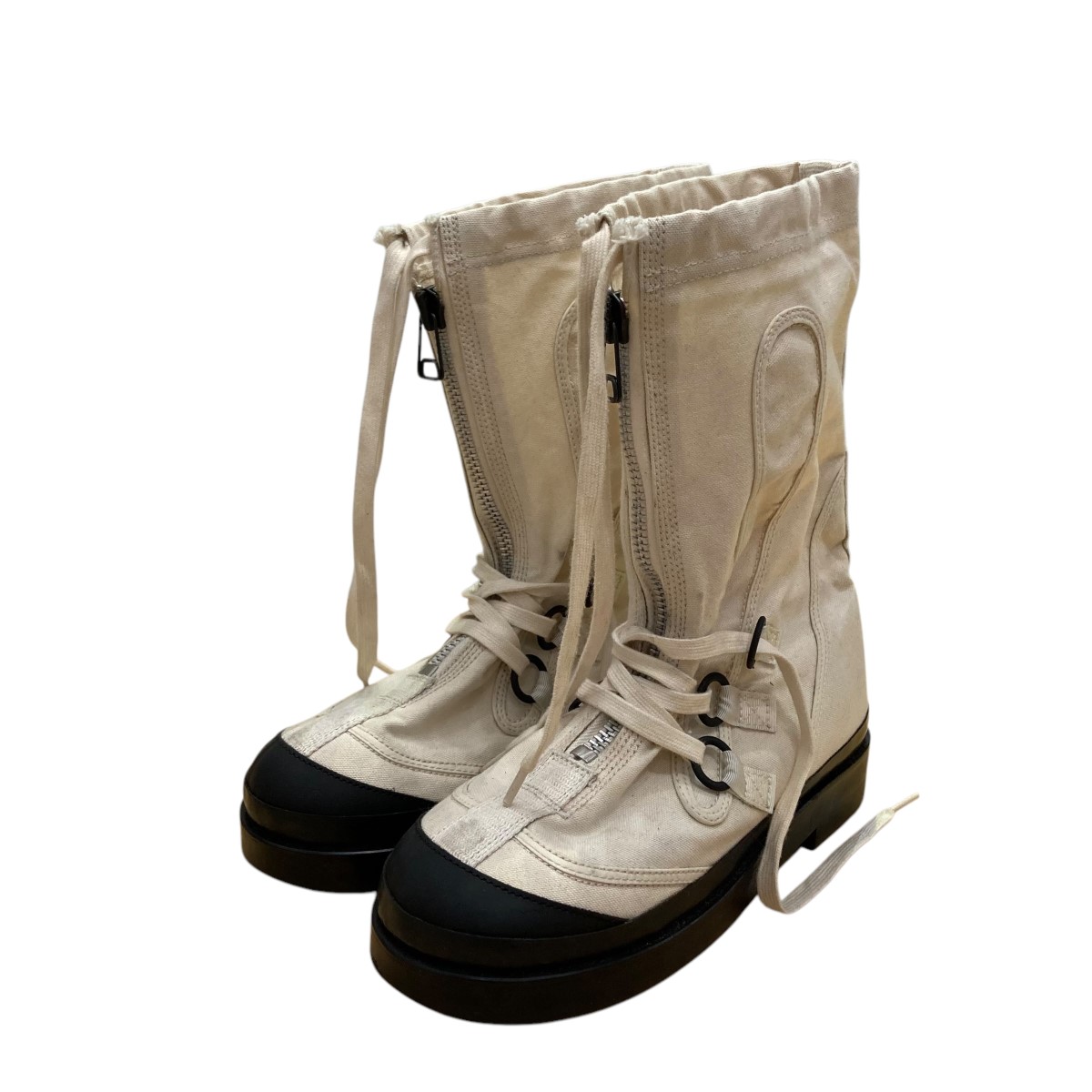 楽天市場】【中古】FUMIKA UCHIDACANVAS OVER BOOTS ハイカットブーツ 