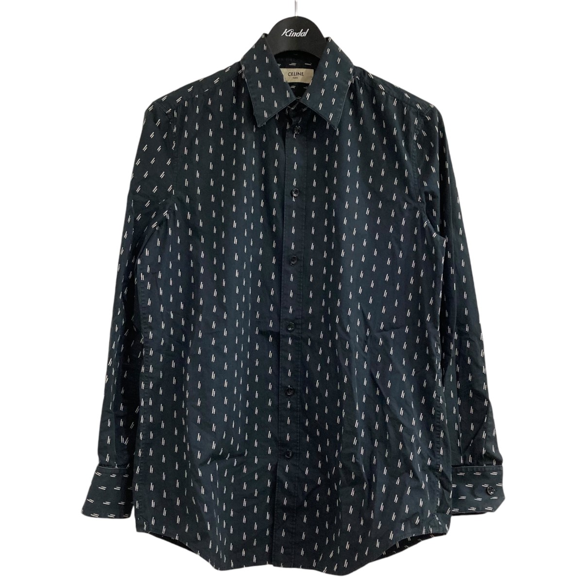 CELINE　ドットレーヨンブラウス 50312-250204-0059_2.jpg