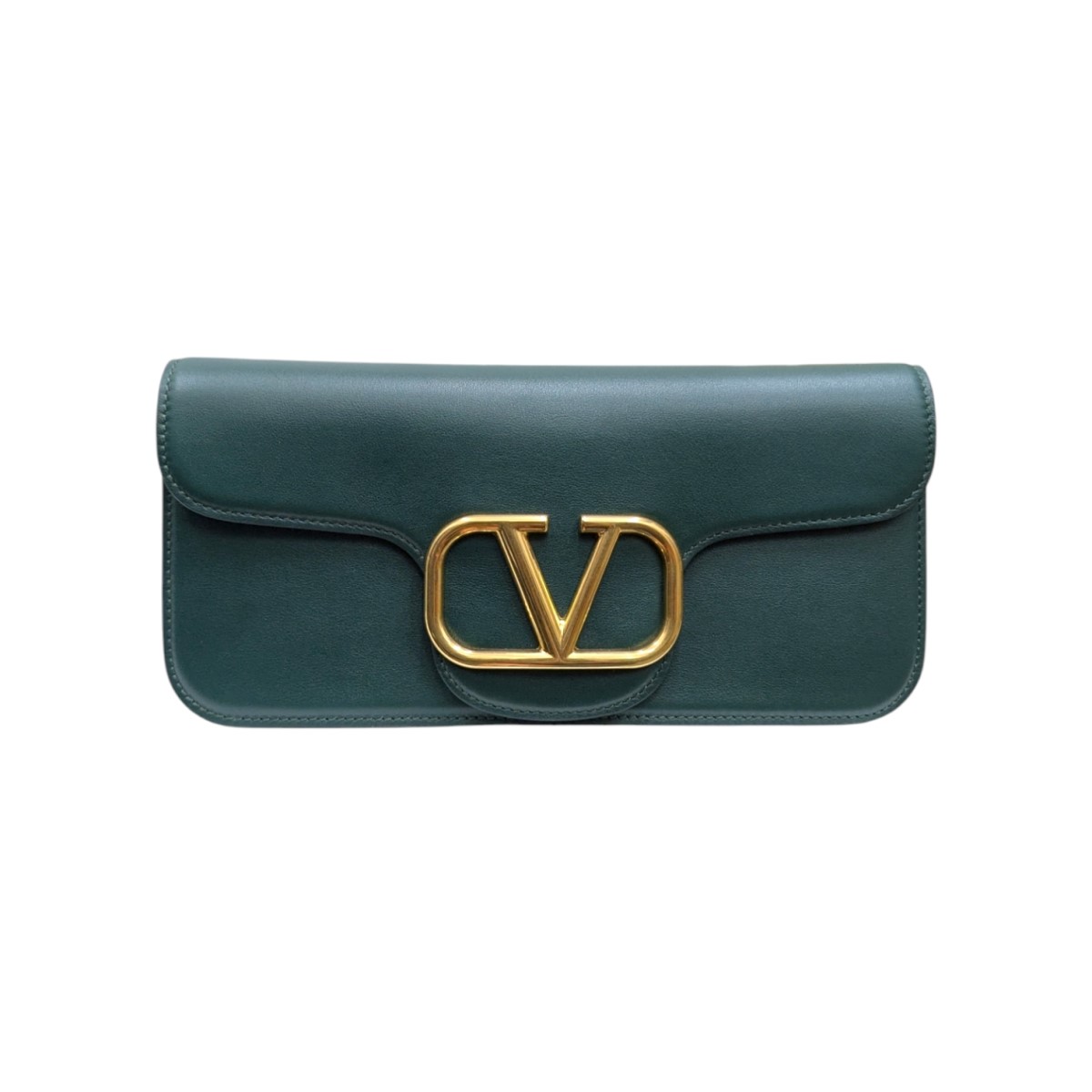 【中古】 VALENTINO クロスボディバッグ ダークグリーン 【価格見直し】
