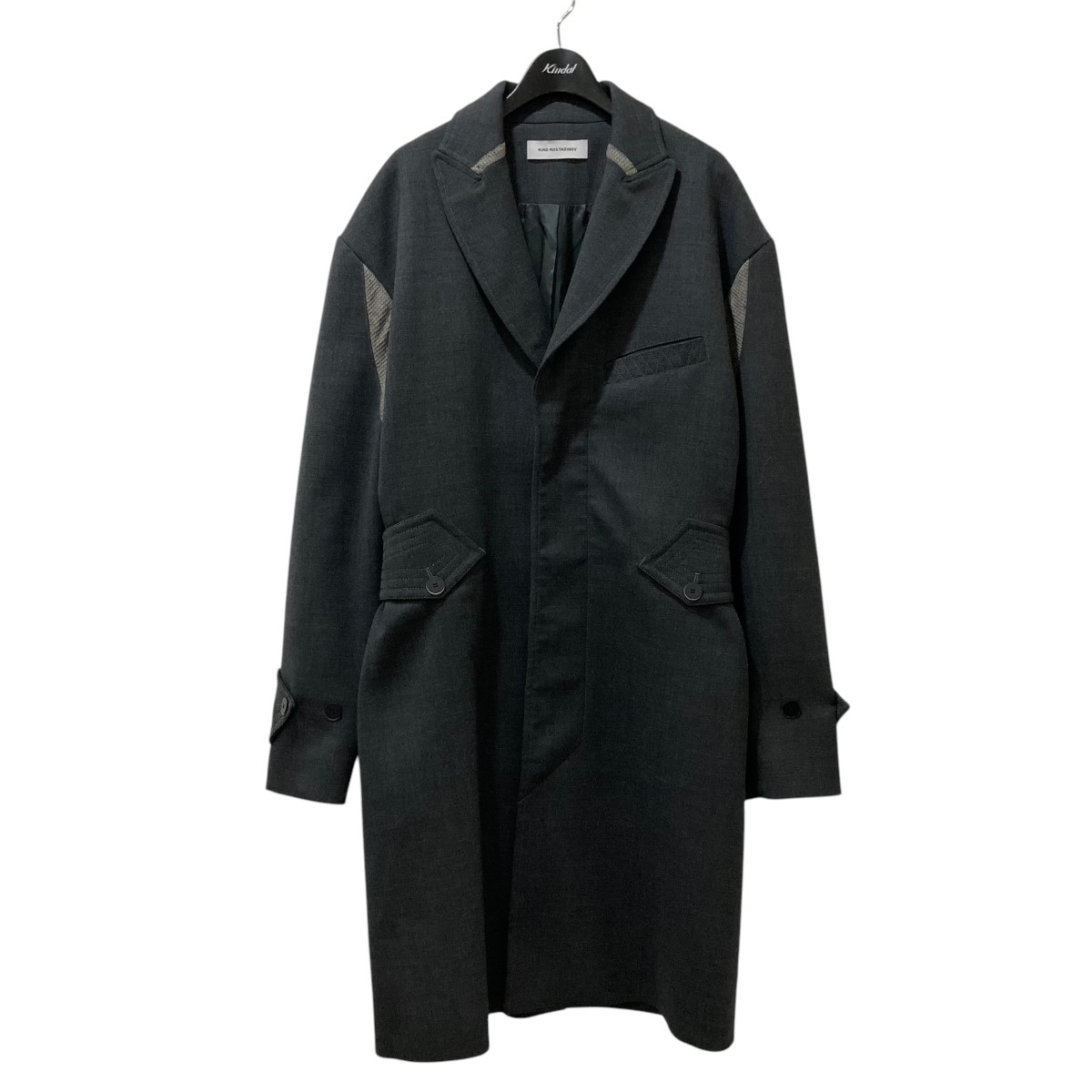 kiko kostadinov ダブルコート 48 KIKO KOSTADINOV キココスタディノフ KNOX MULTI ZIP BLAZER