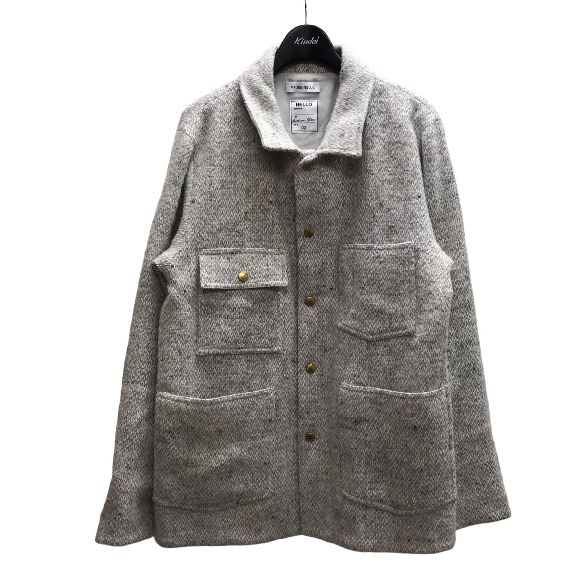 MADISON BLUE　CROPPED JACKET TWEED　01　美品 CROPPED S/S JK F.TWEED | JACKET | MADISONBLUE