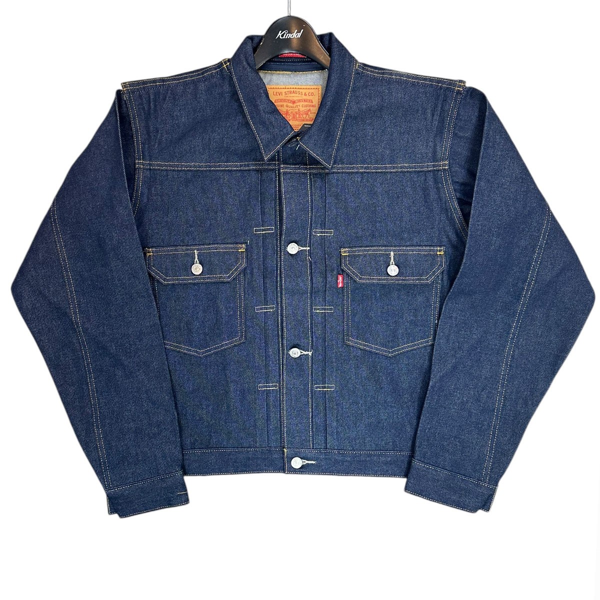 【中古】 UNDERCOVER×LEVI’S　 25SS コンバーチブル トラッカージャケット ジップカスタムディテールType IIトラッカージャケット 001YD0000 ダークインディゴ サイズ：M(JP-L) 【150225】（アンダーカバー×リーバイス）