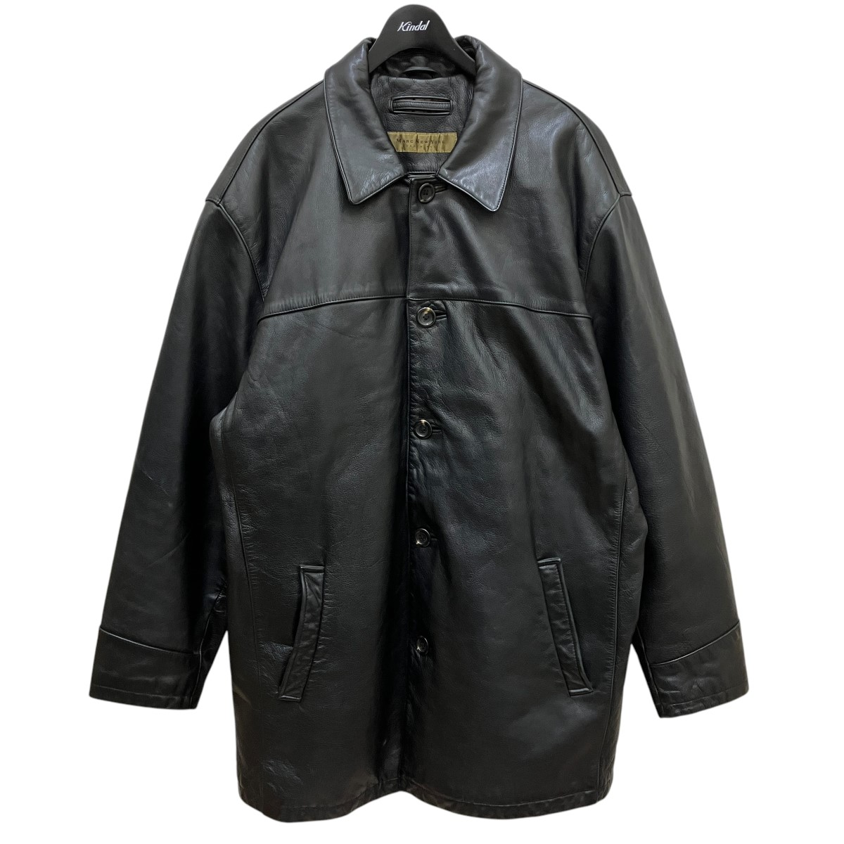 【中古】 MARC NEW YORK レザージャケット ブラック サイズ：XXL 【価格見直し】