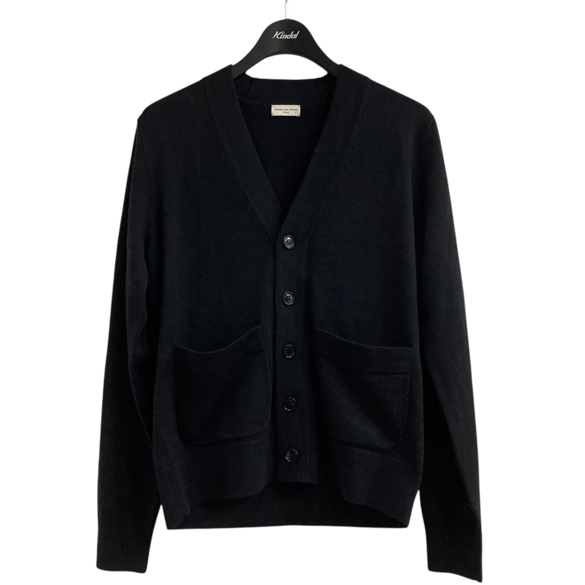 ドリスヴァンノッテン　カーディガン　ニット DRIES VAN NOTEN (ドリスヴァンノッテン) パイピングネック