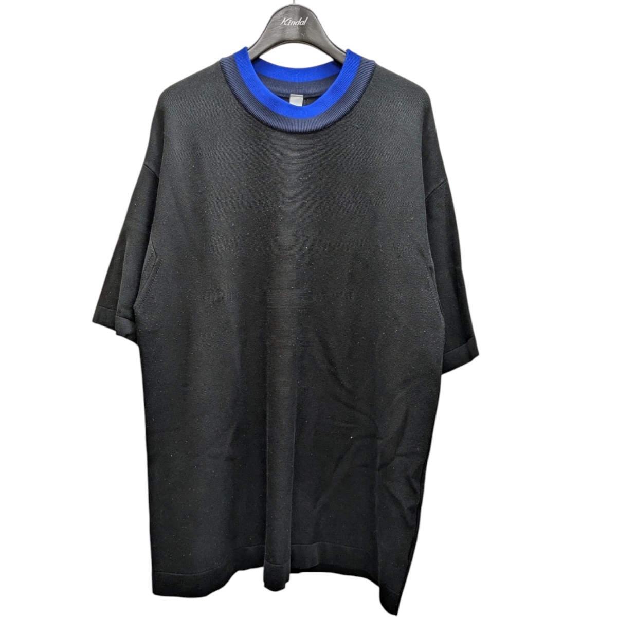 【中古】 CFCL ネックボーダーカットソー ブラック×ブルー サイズ：5 【価格見直し】