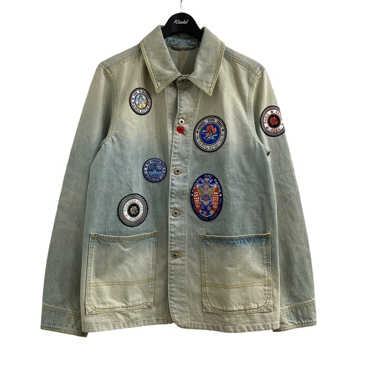 KENZO デニムジャケット 楽天市場】【中古】KENZO 90S デニムジャケット KHJ-109