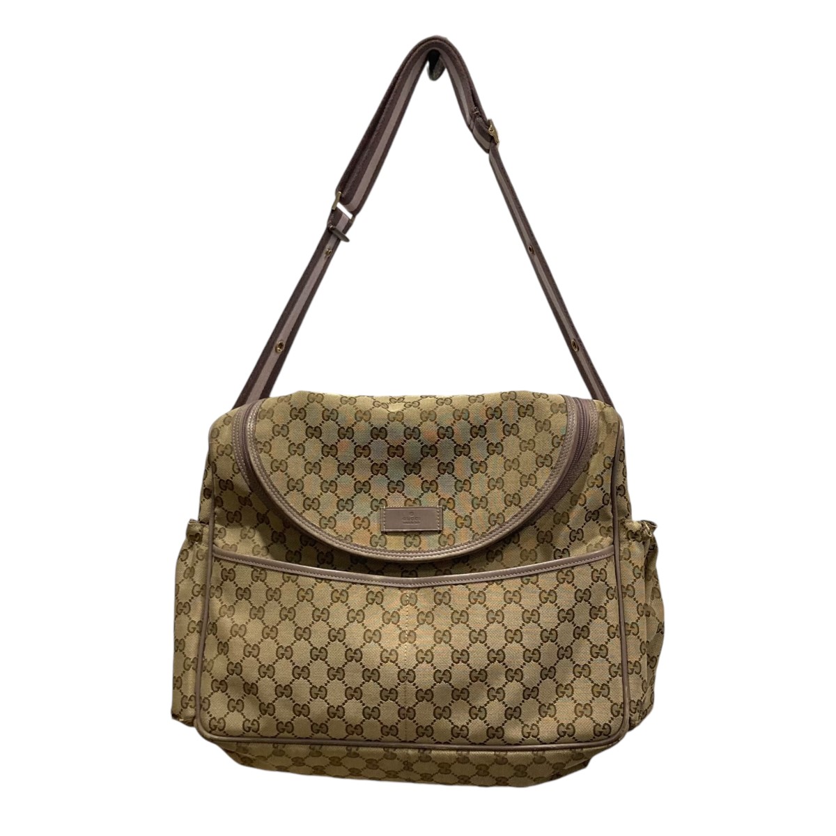 楽天市場】【バッグ】GUCCI グッチ GGキャンバス マザーズバッグ