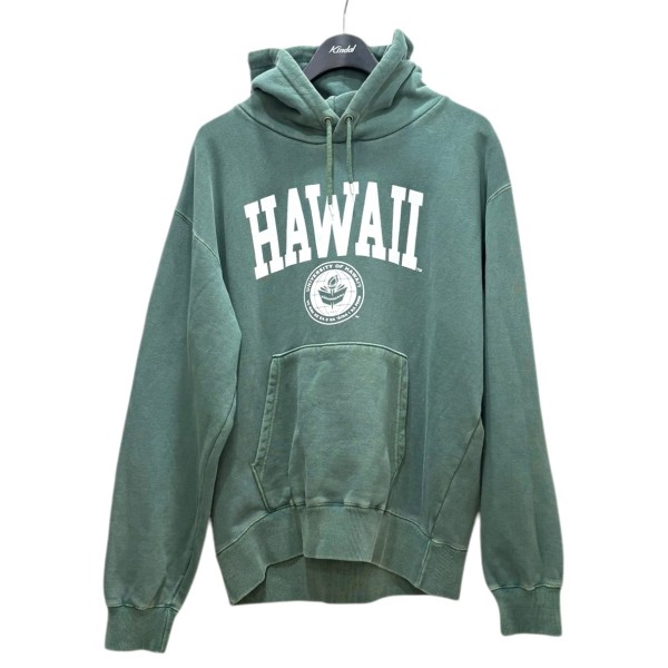 【中古】 AP STUDIO×GOOD ROCK SPEED　 別注カレッジパーカ HAWAII グリーン サイズ：F 【190225】（エーピーストゥディオ×グッドロックスピード）