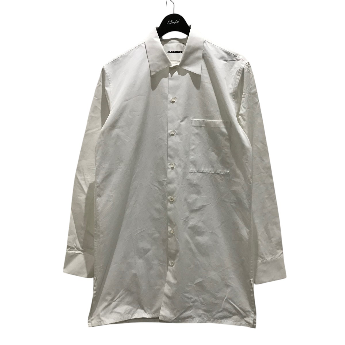 JIL SANDER ジルサンダー 22AW レースニットカラーレーヨンドレスシャツ J02DL0015 アイボリー系 32 IT4IG0MT60HC JIL SANDER ジルサンダー 22AW レースニットカラーレーヨン