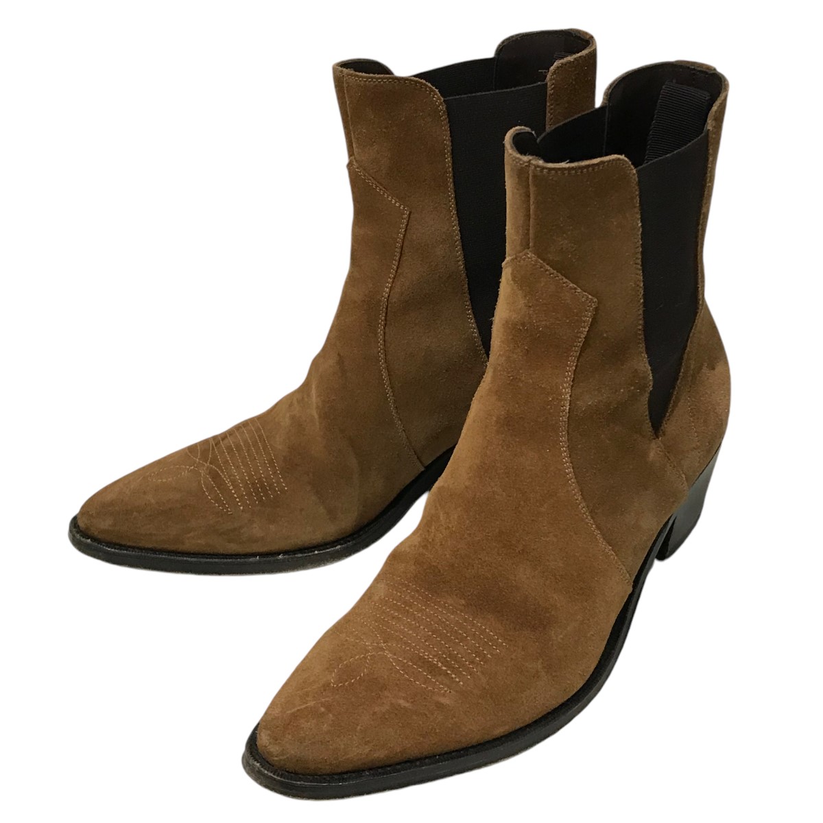 楽天市場】【未使用】セリーヌ/CELINE サイドゴア リング ブーツ