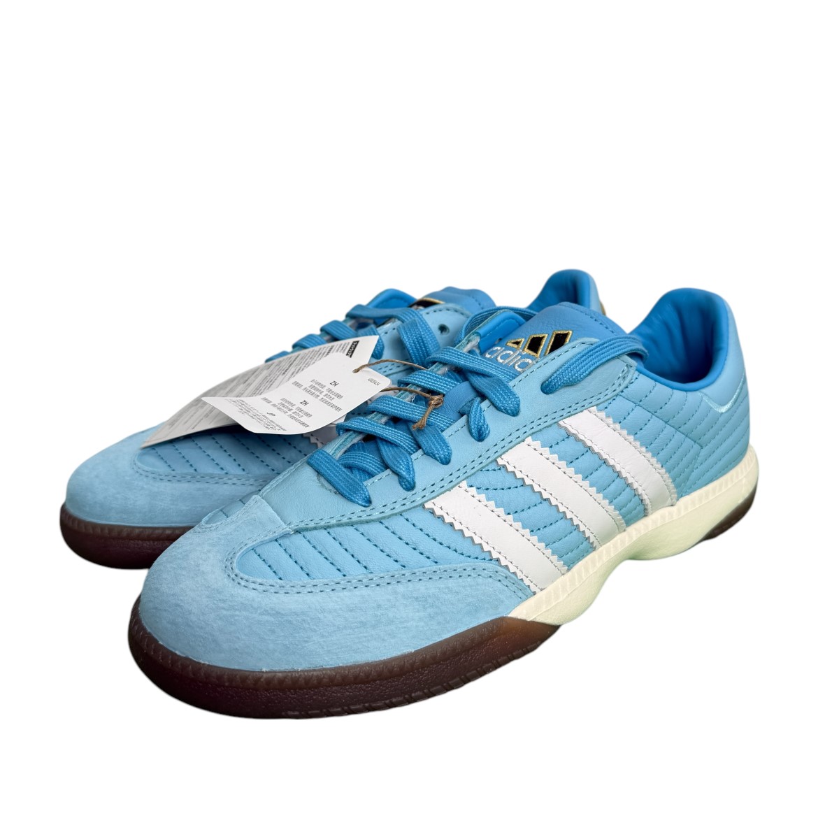 【中古】\u003cBR\u003eadidas×NTS Radio\u003cBR\u003eSamba MN NTS サンバ  スニーカー JH9118 天の原青色 大きさ：US9.5/J27.5\u003cBR\u003e【通貨価値思いなおす】