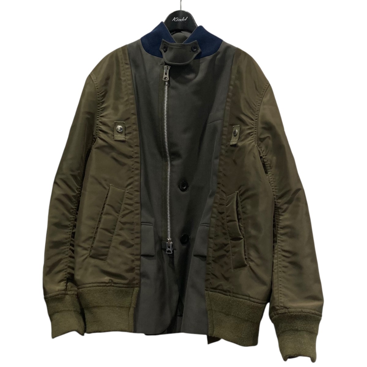 定価約24万【SACAI/サカイ】2ndタイプスエードジャケット Sacai (サカイ) 24SS Suiting Jacket スイッチングジャケット