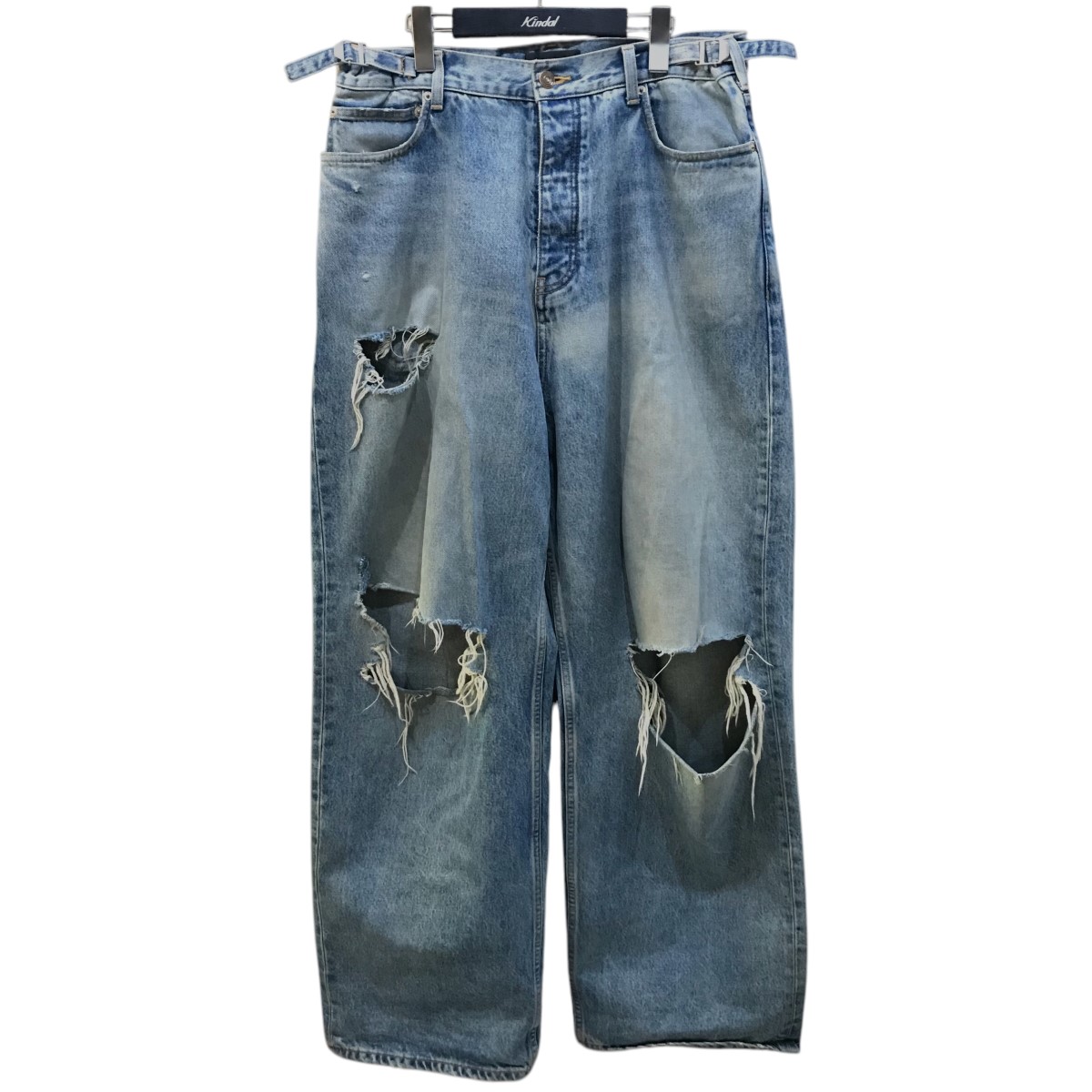 パンツ BALENCIAGA 23AW distressed baggy jeans BALENCIAGA 23AW distressed baggy jeans