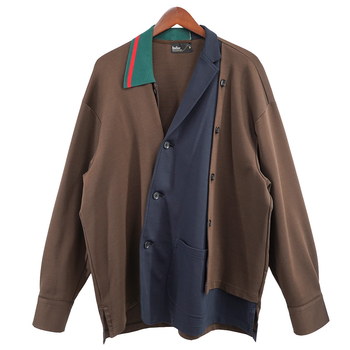 kolor ドッキングジャケット テーラードジャケット 22aw kolor ドッキングジャケット テーラードジャケット 22aw - メルカリ