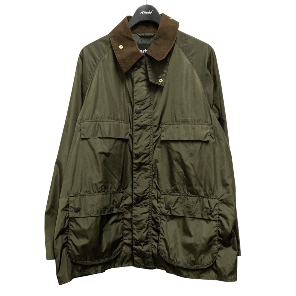 【中古】 Barbour ジップジャケット 231MCAS065 グリーン サイズ：40 【価格見直し】