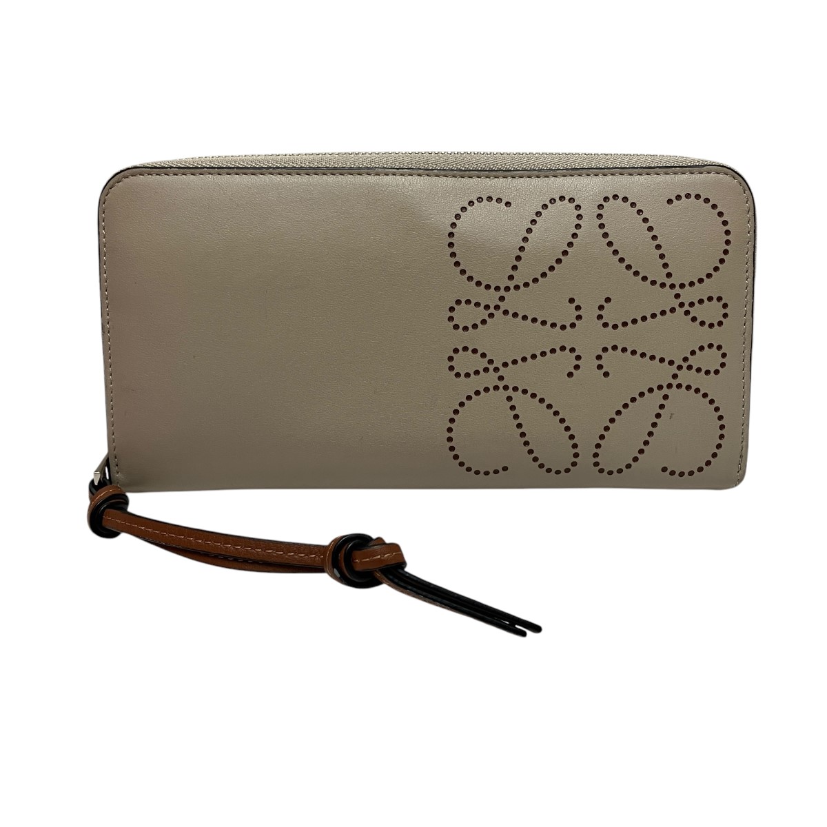 美品✨大人気 LOEWE ロエベ リネンアナグラムジップラウンドウォレット LOEWE ロエベ / リネンアナグラムジップアラウンドウォレット
