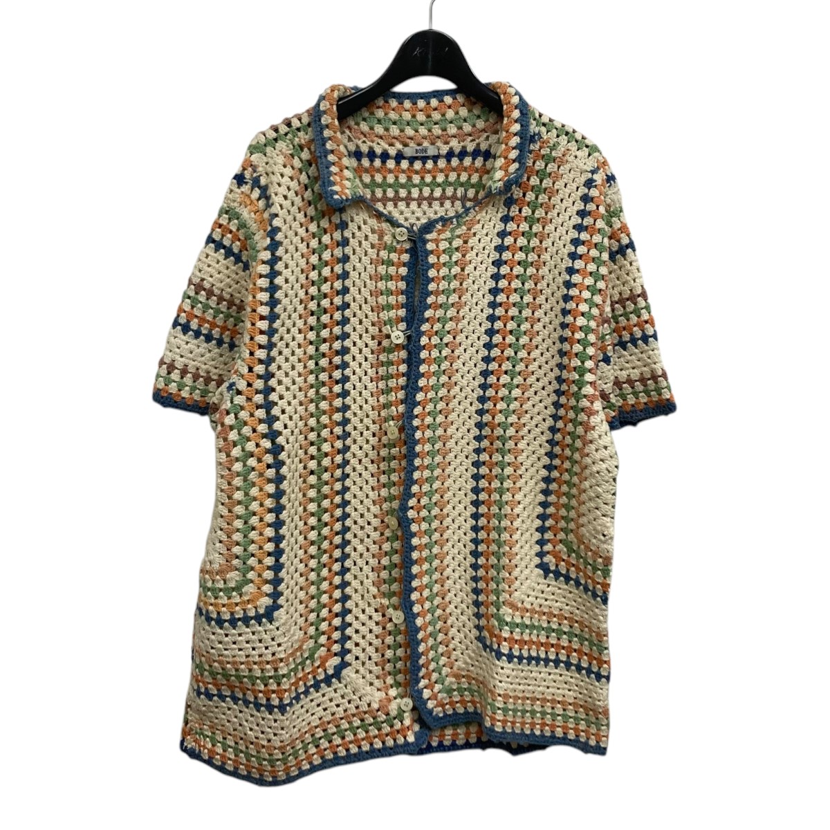 BoTT ボット 24SS Cotton Crochet Knit Shirts BoTT ボット 24SS Cotton Crochet Knit Shirts