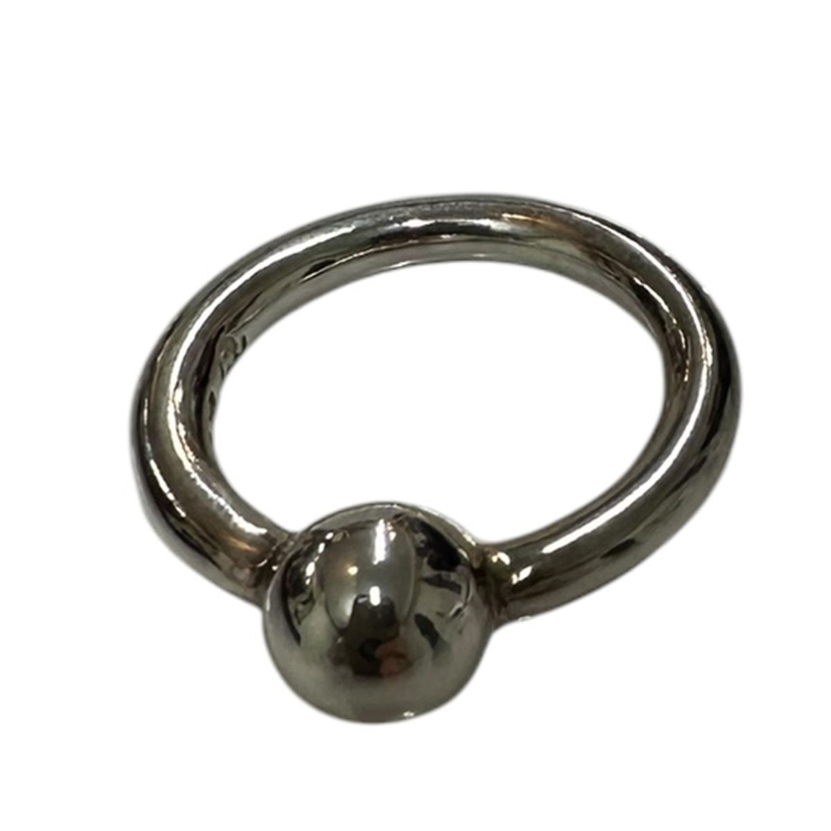 【中古】All Blues Pearl Ring しろがね色 大いさ：56(13号好いかげんに) 【090325】（櫂・ブルース）