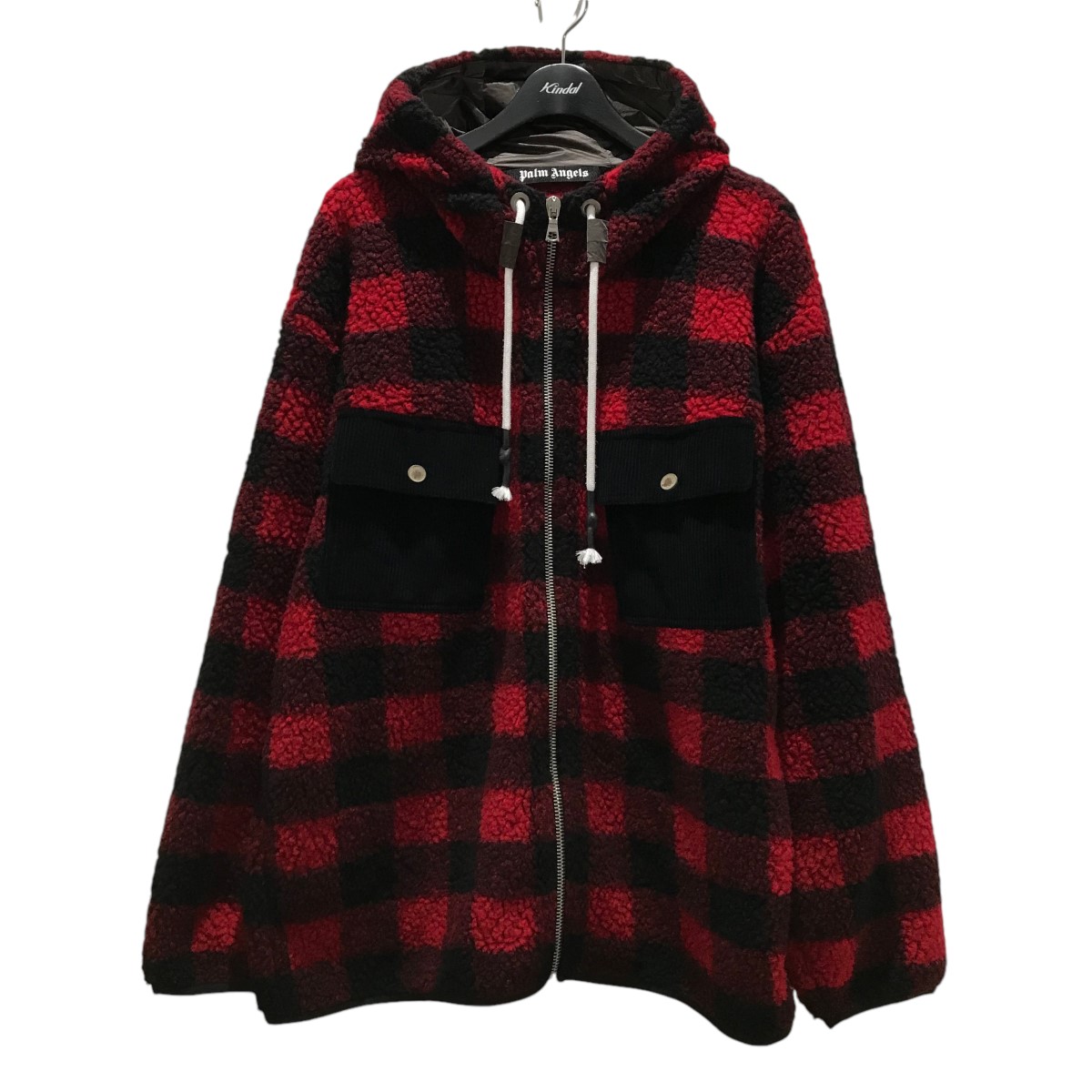 楽天市場】【送料無料】PALM ANGELS CHECK ZIPPED OVERSHIRT / パーム