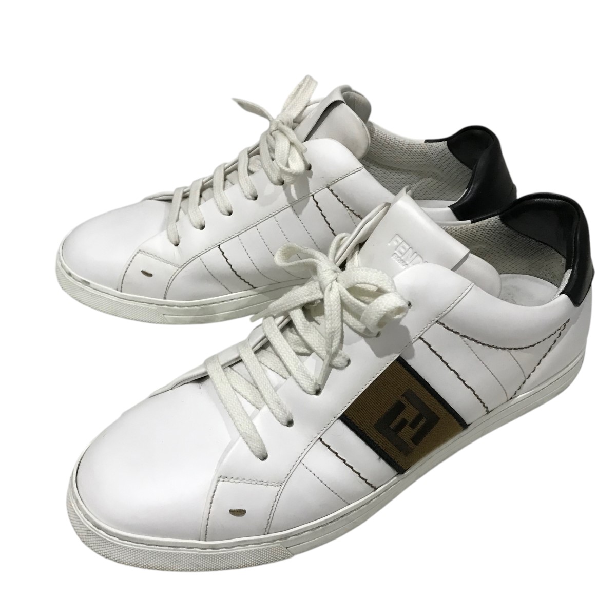 楽天市場】【中古】フェンディ FENDI FLOW ローカットスニーカー