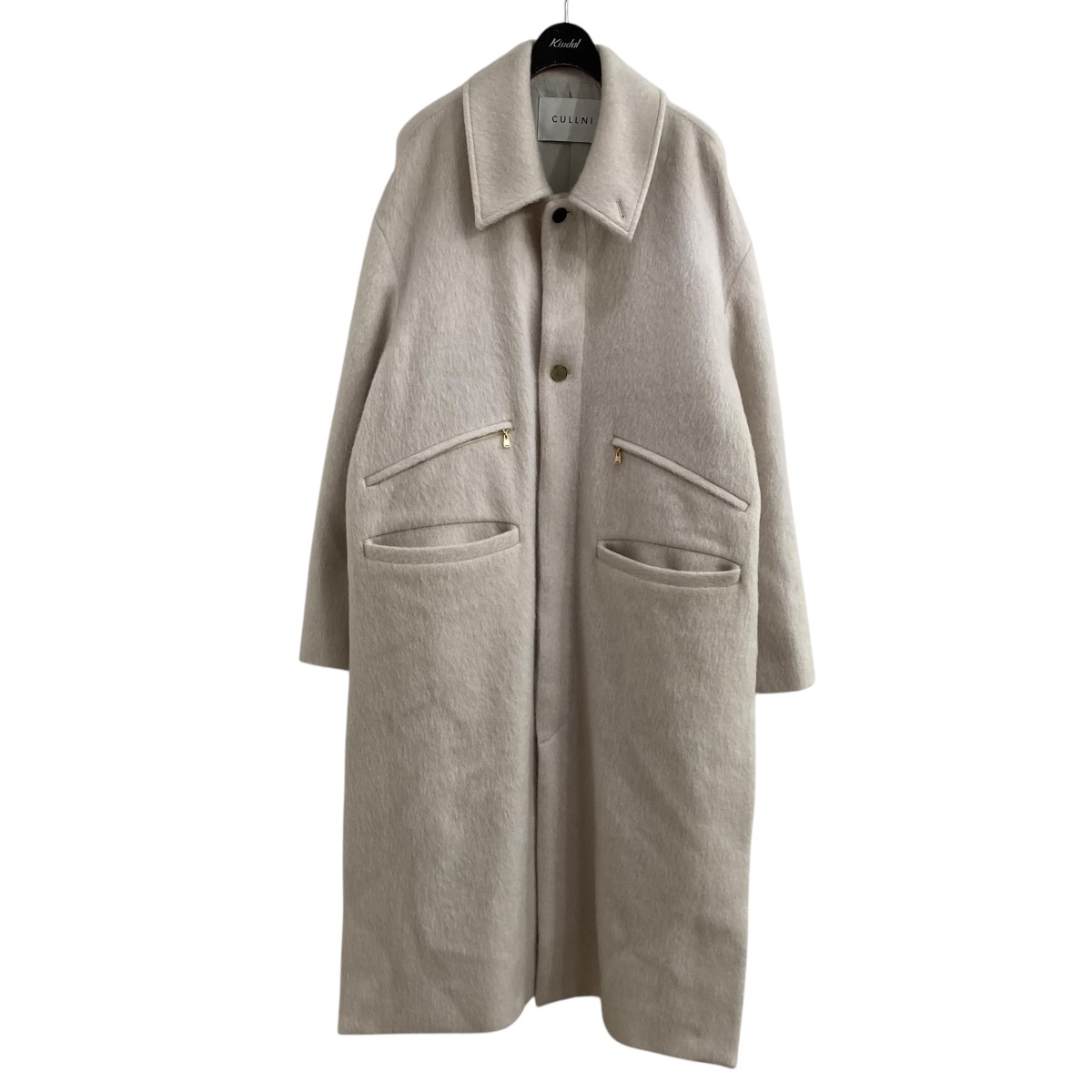 cullni クルニ　タイロッケンコート　19aw 19AW タイロッケンコート ステンカラー ベルト ウール 19-AW-050