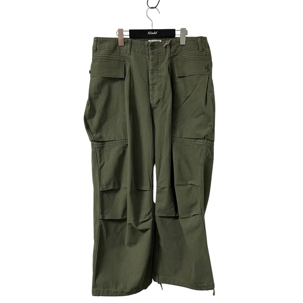 HERILL 23aw バックサテンスプラッシュユーティリティパンツ HERILL バックサテン スプラッシュユーティリティパンツ