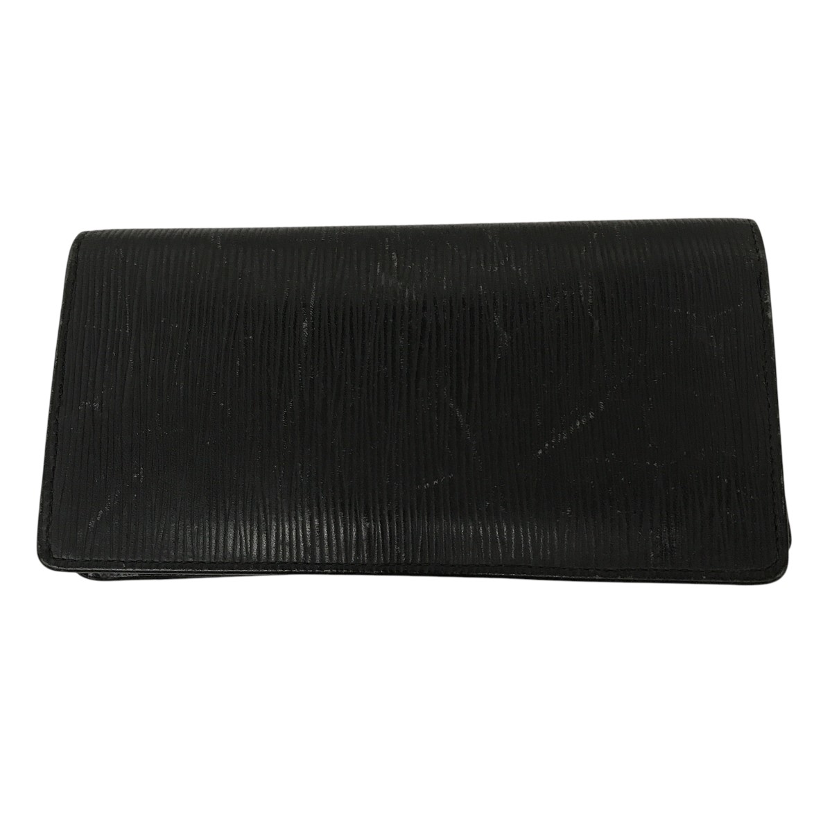 【中古】 LOUIS VUITTON エピ ポルトフォイユブラザ 長財布 M60622 ブラック 【価格見直し】
