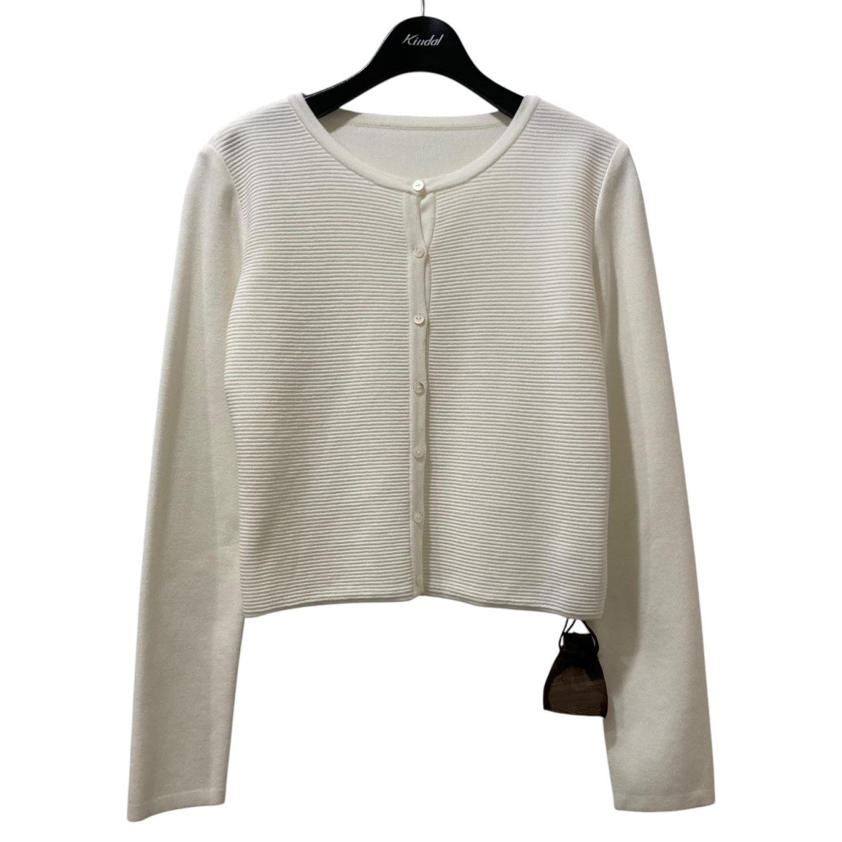 フォクシー FOXEY ショートレングスカーディガン 36823 KSJFN20D 2 オレンジ サイズ：38 FOXEY(フォクシー) ショートレングスカーディガン36823 KSJFN20D