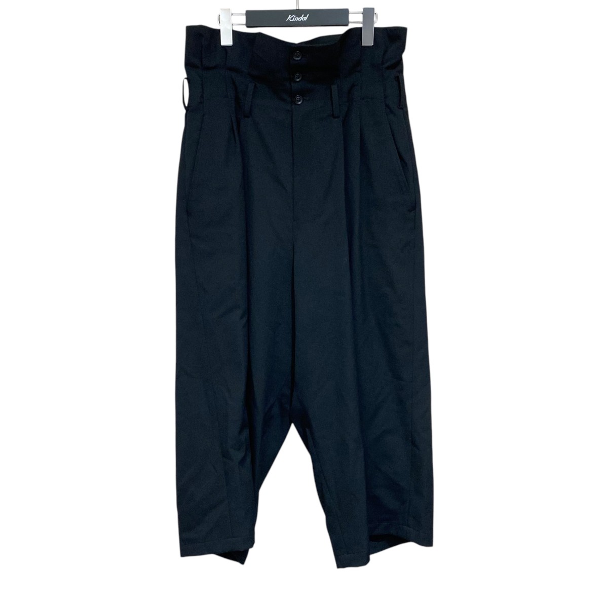 【中古】\u003cBR\u003eLIMI feu\u003cBR\u003e24AW ウールワイドスラックスパンツ LO-P13-111 黒いこと 大いさ：2\u003cBR\u003e【通貨価値思いなおす】