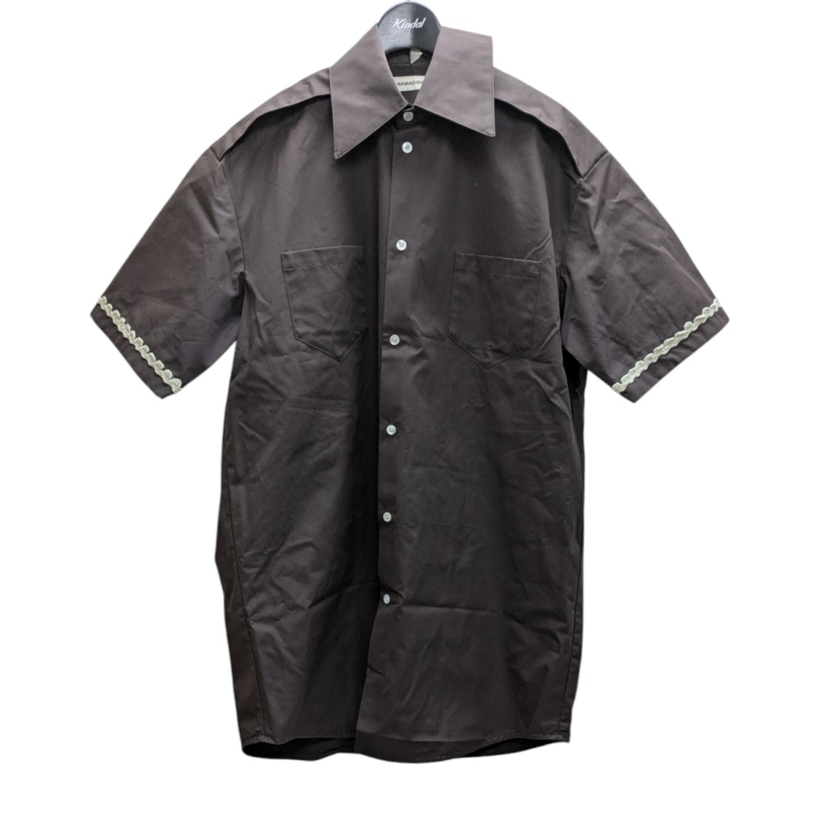 【中古】NAMACHEKO半袖シャツ ブラウン サイズ：XS【価格見直し】｜ブランド古着のカインドオル